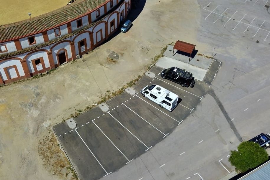 área y parque de autocaravanas en Trujillo